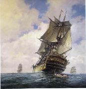 unknow artist, Seascape, boats, ships and warships. 82